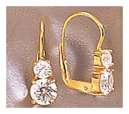 14k Paris Exhibition Earrings