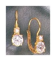 14k Paris Exhibition Earrings