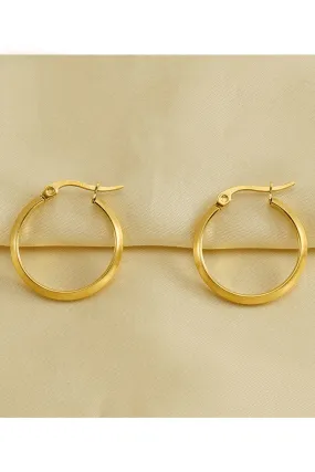 18K GOLD PLATED STAINLESS STEEL EARRINGS