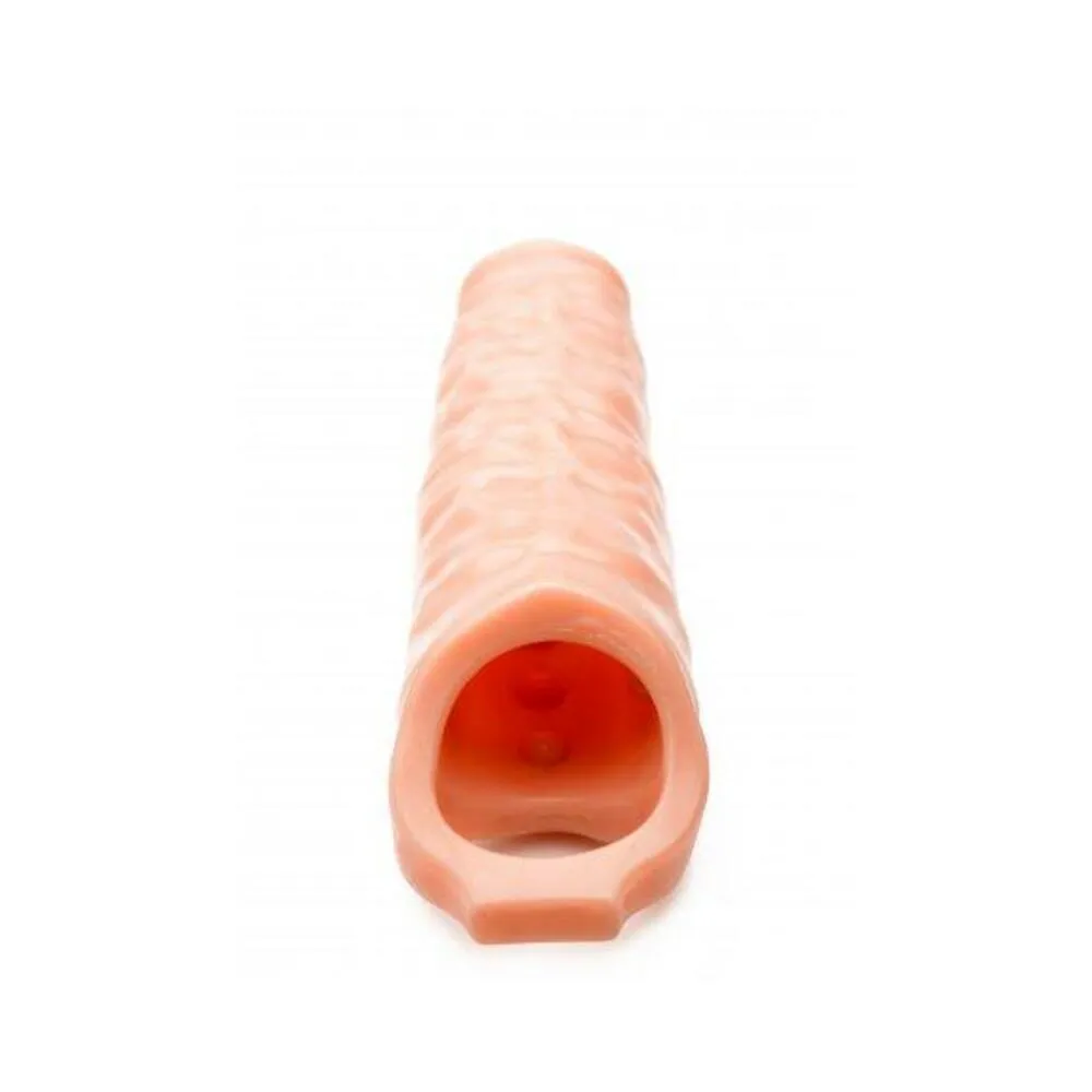 3 Inches Extender Sleeve Beige Penis Extension