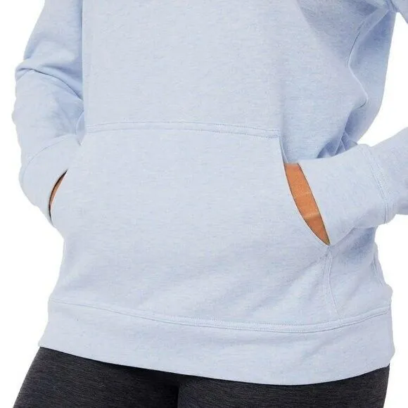 32 Degrees Women's Kangaroo Pocket Lightweight Cotton Blend Pullover Hoodie