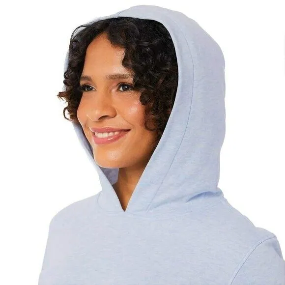 32 Degrees Women's Kangaroo Pocket Lightweight Cotton Blend Pullover Hoodie