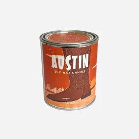 8 oz DESTINATION SOY CANDLE - AUSTIN