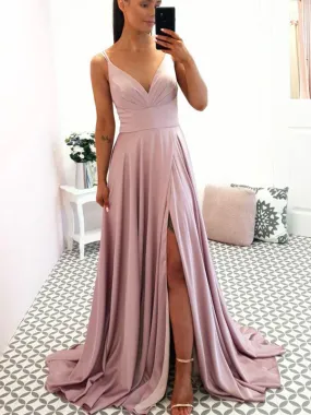 A-line Formal Plus Size Stylish Elegant Modest Evening Long Prom Dresses PD342