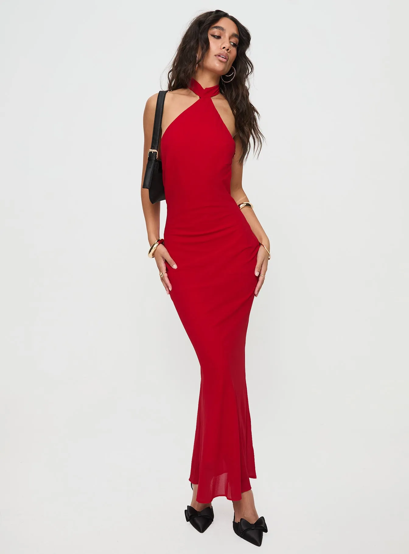 Abriela Maxi Dress Red