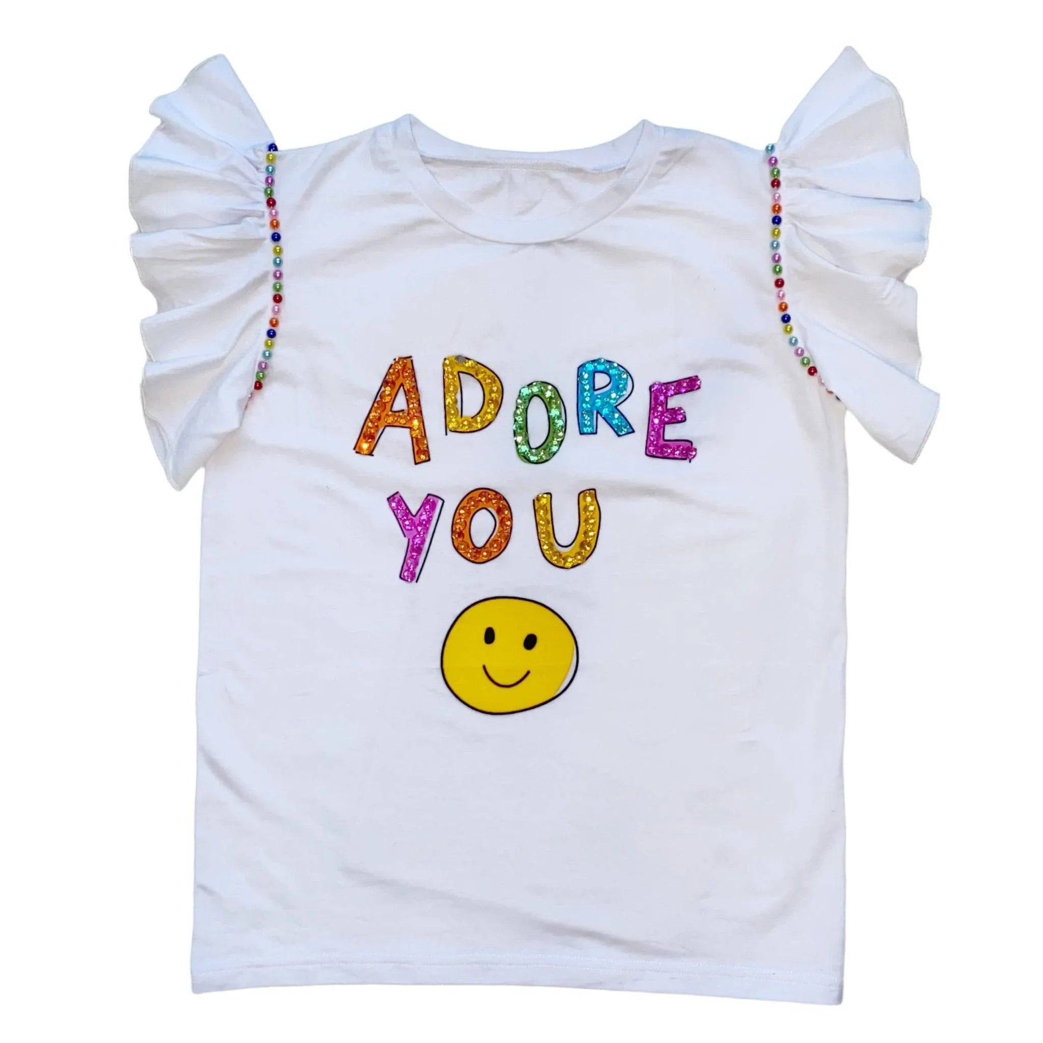 Adore You Ruffle Gem Top