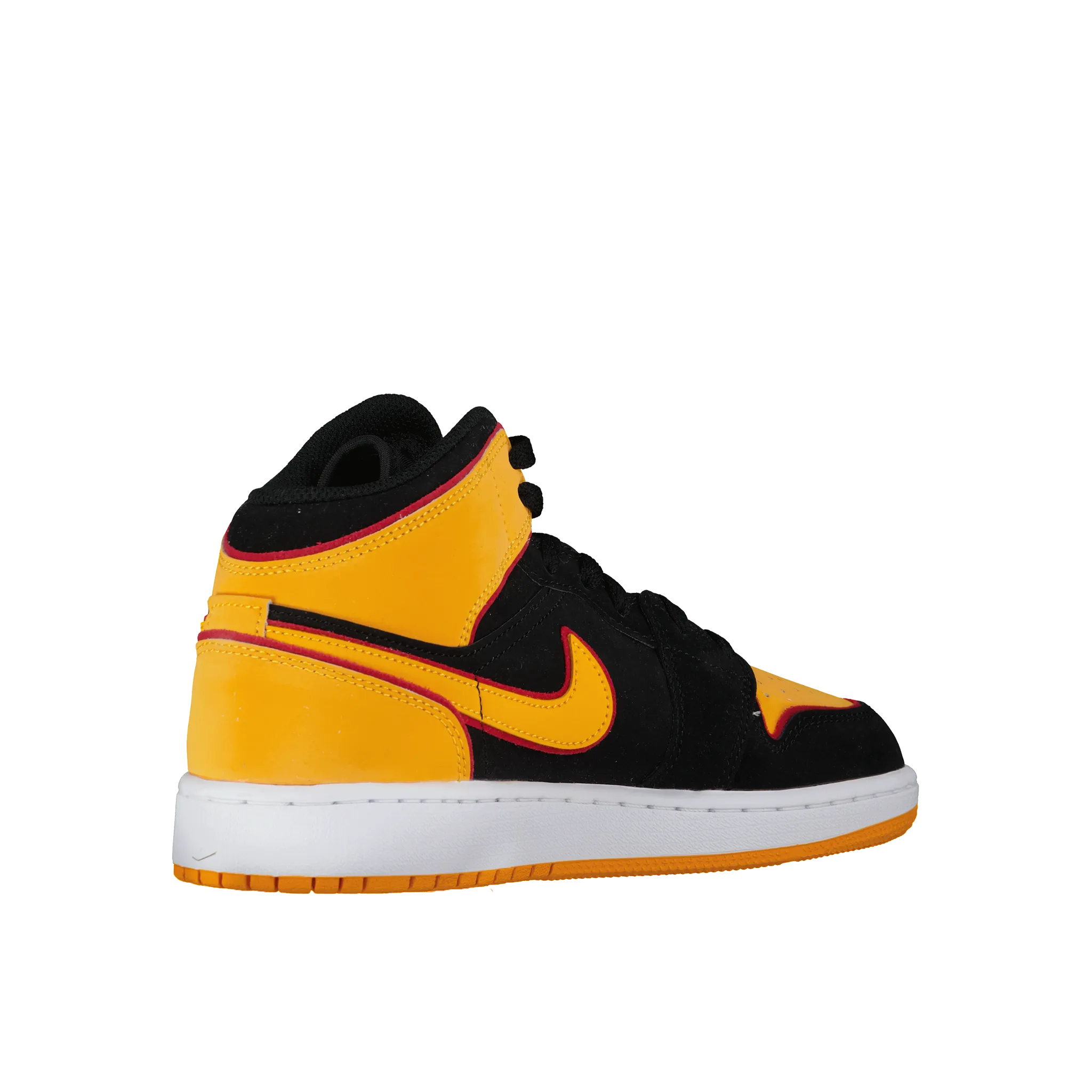 Air Jordan 1 Mid 'Black/Orange' (GS)