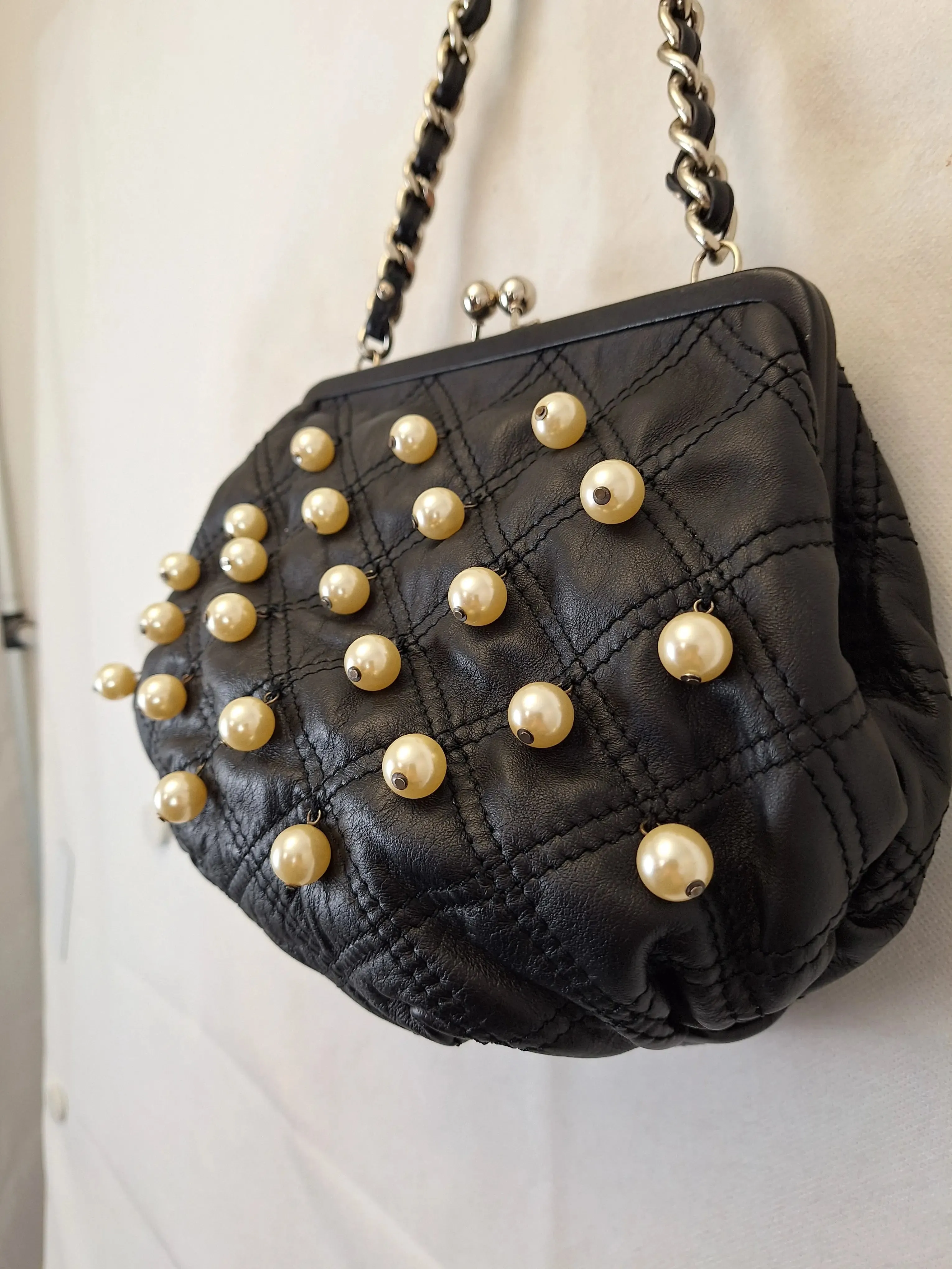 Alannah Hill Elegant Pearl Pouch Bag