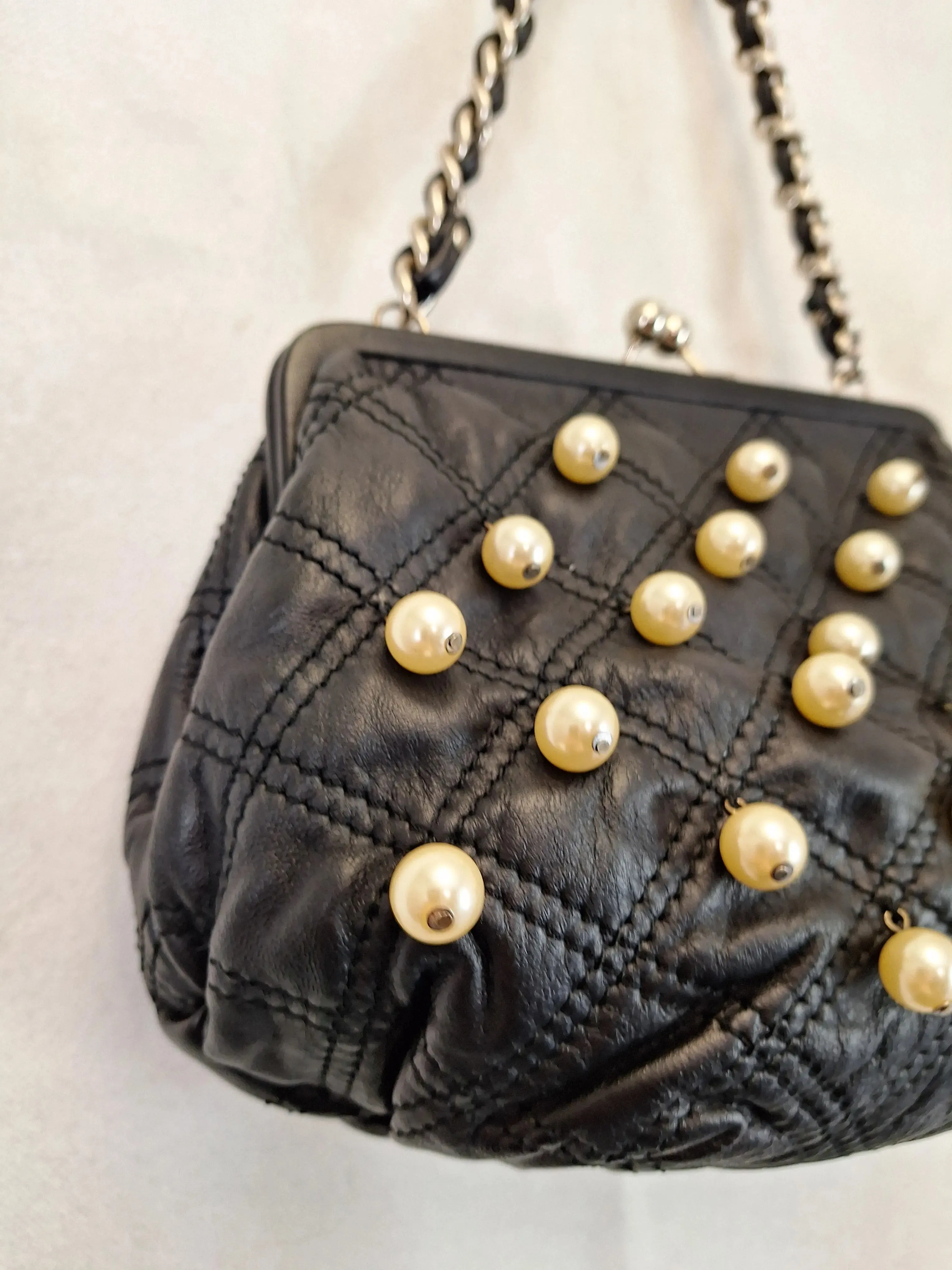 Alannah Hill Elegant Pearl Pouch Bag