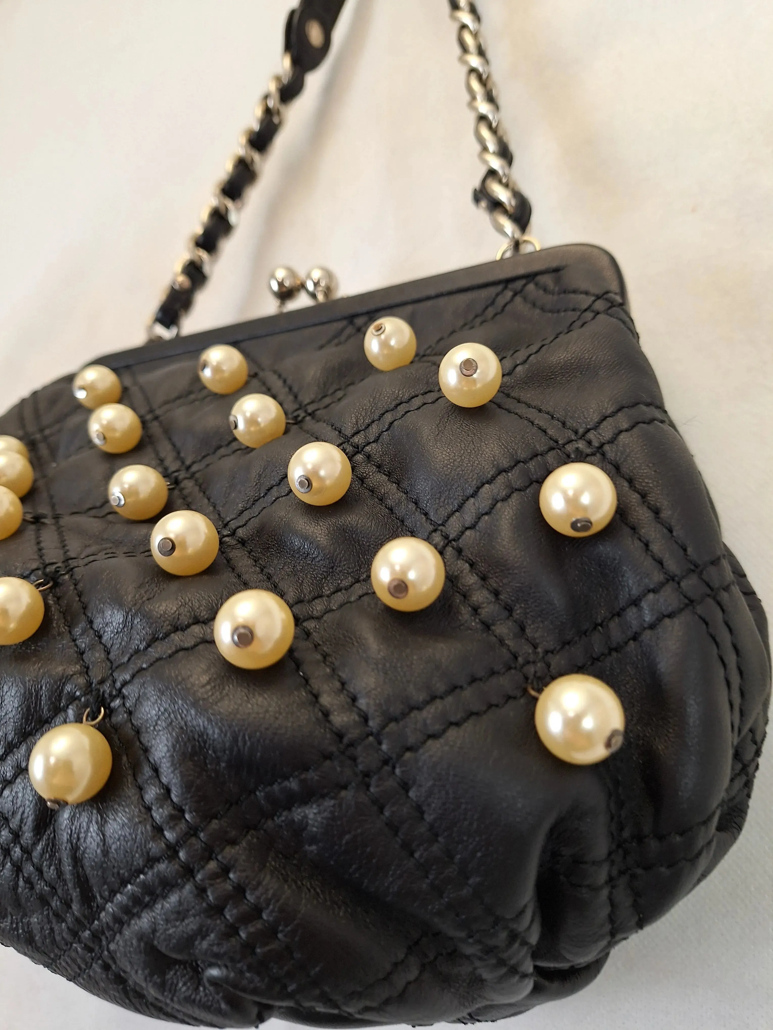 Alannah Hill Elegant Pearl Pouch Bag