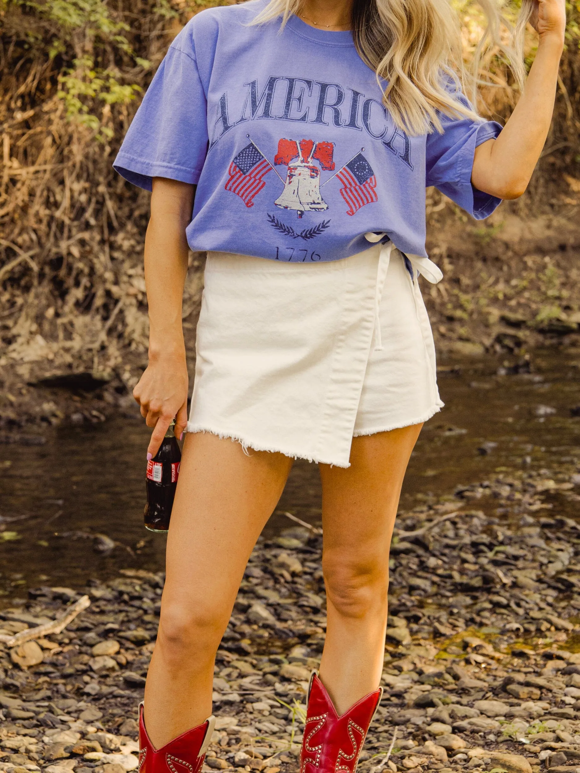 American Bell Flo Blue Tee