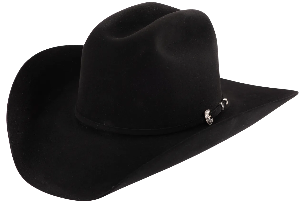 American Hat Co. 200X Black Felt Cowboy Hat