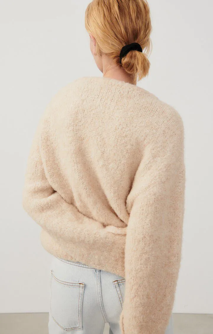 American Vintage Pullover Light Beige Melange