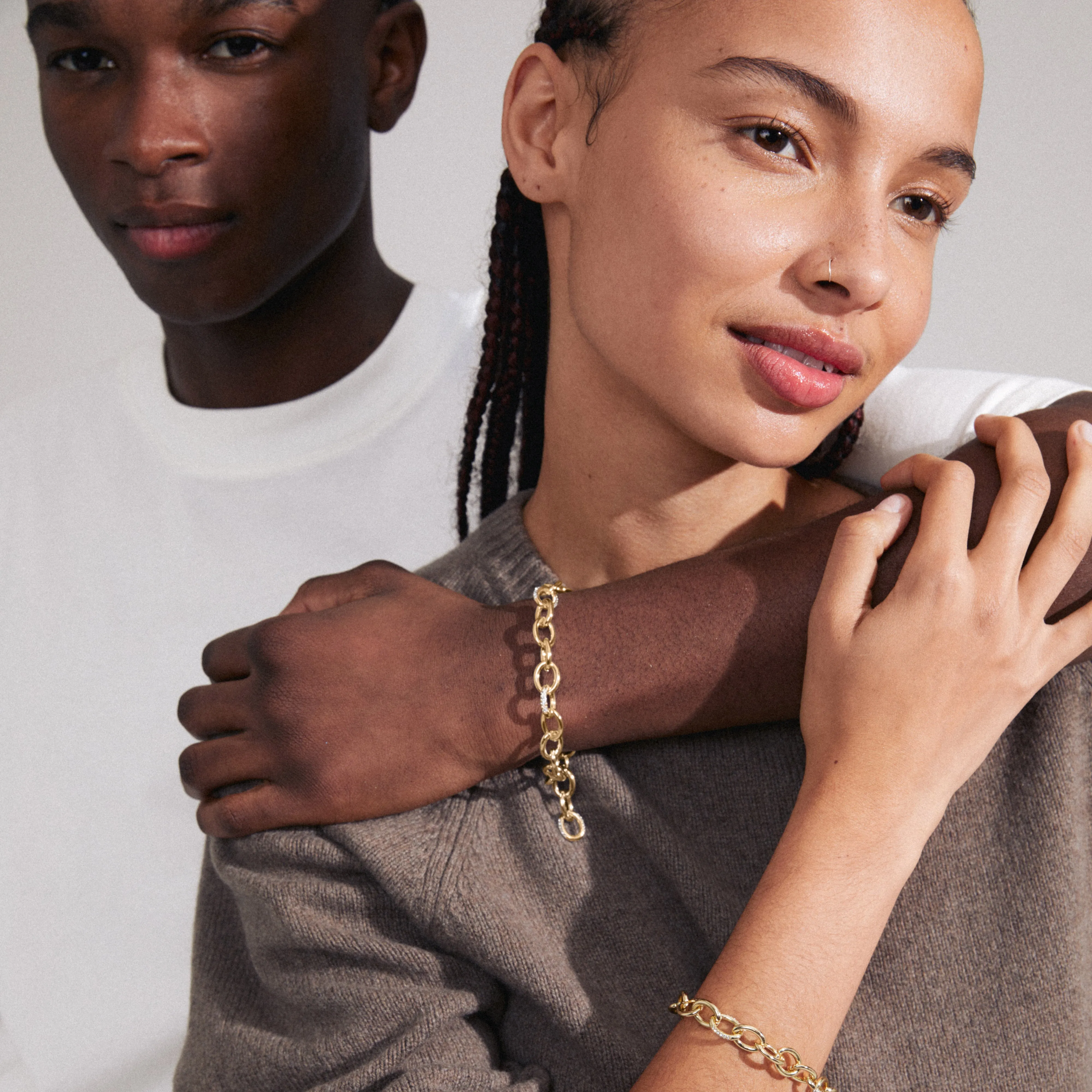 AMIRI recycled bracelet gold-plated