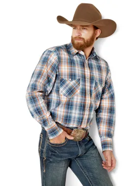 Ariat 10046579 Mens Pro Series Gordon Shirt Blue