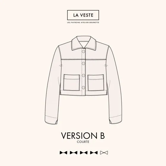 Atelier Brunette - LA Veste Jacket Sewing Pattern