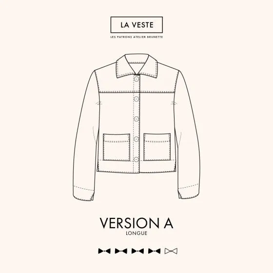 Atelier Brunette - LA Veste Jacket Sewing Pattern