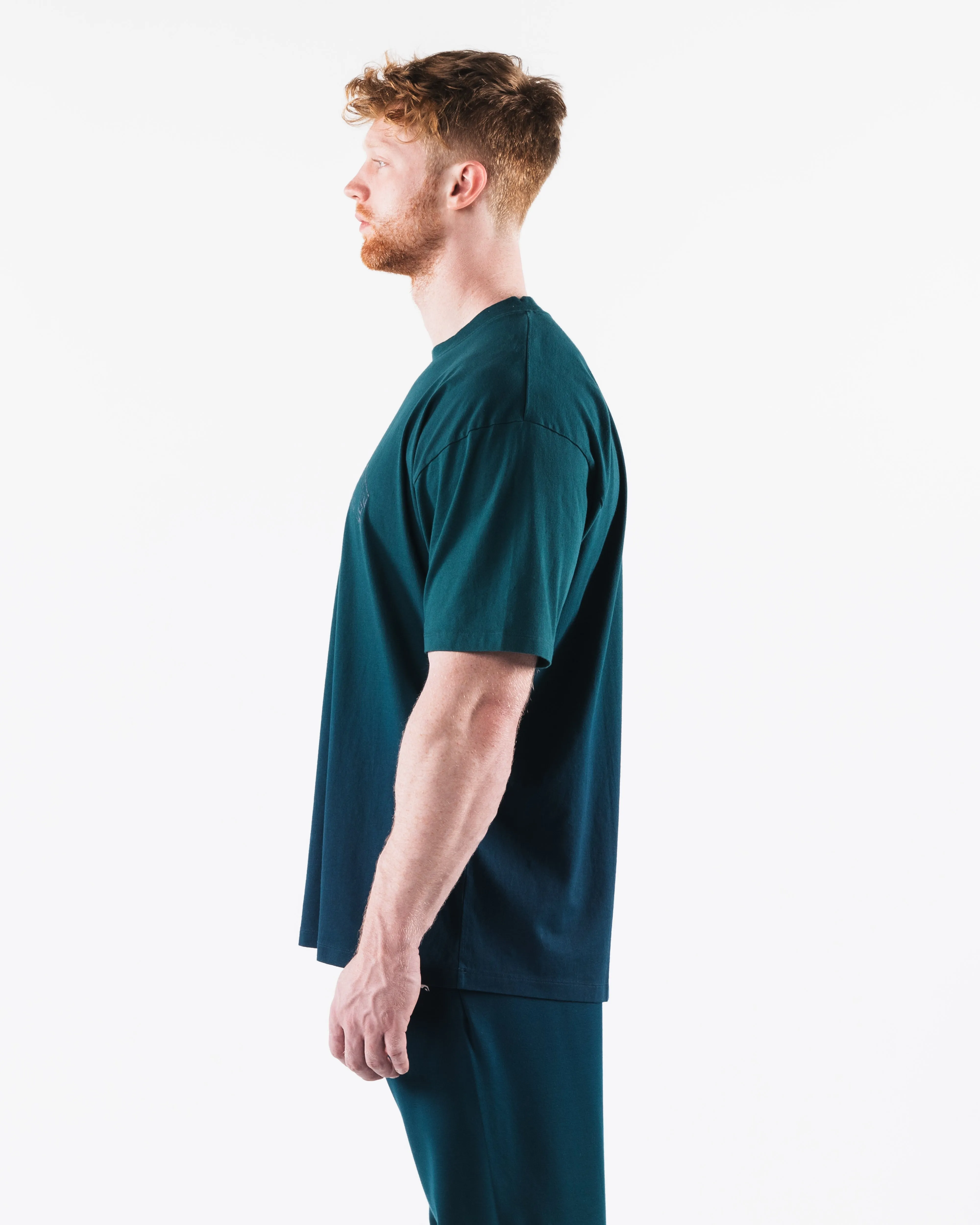 Athletics Distressed Tee - Deep Sky Ombre