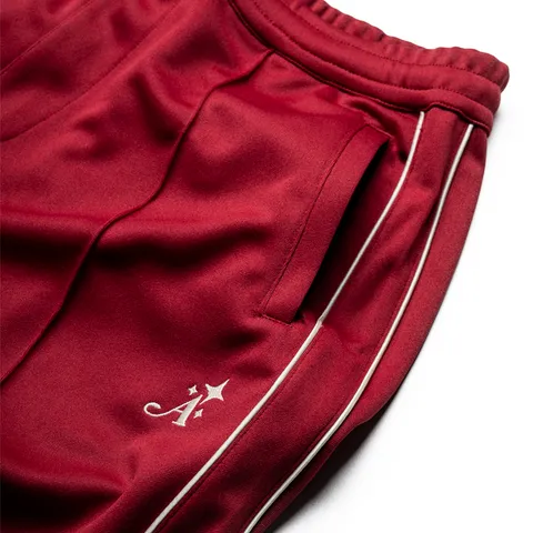 Awake NY Star 'A' Embroidered Track Pant - Merlot