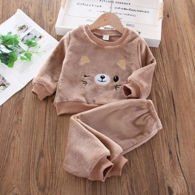 Baby Cat Velvet Set - 2 pieces