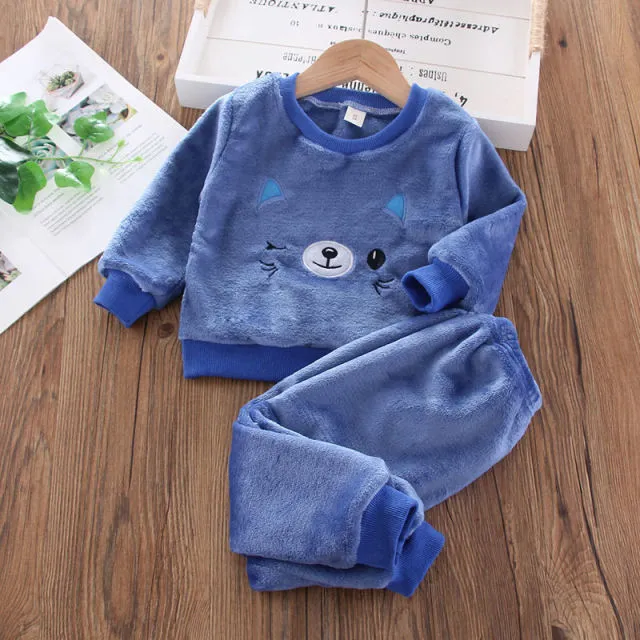 Baby Cat Velvet Set - 2 pieces