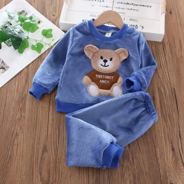 Baby Velvet Set Teddy Bear 2 pieces