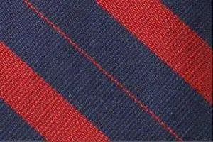 Bar-Stripe Crossover Tv Ties With Pearl Snap Uniform