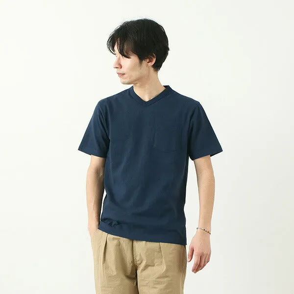 BARNS / BR-1101 Hanging jersey S/S V-neck