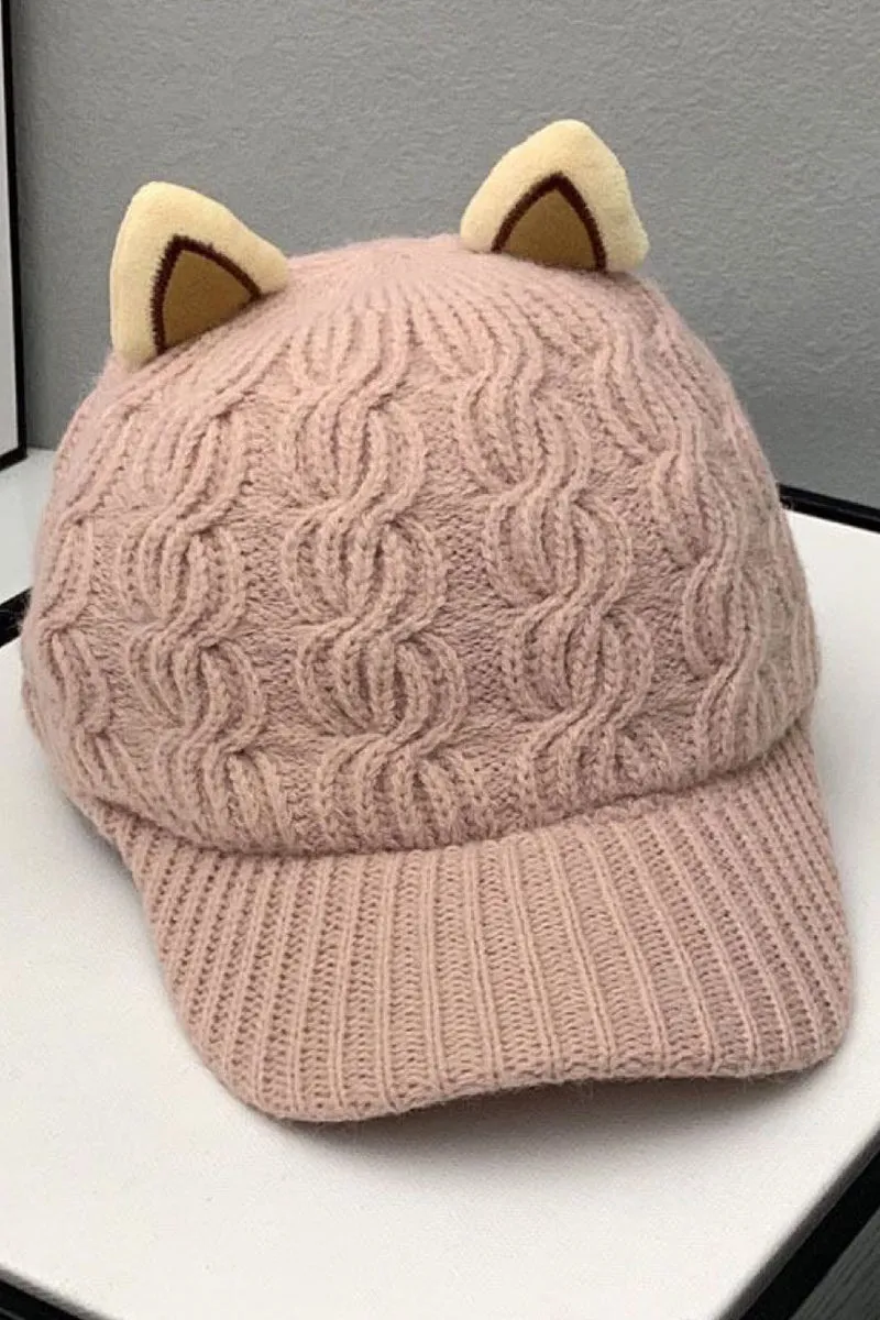 BASEBALL CAP WITH CAT EARS