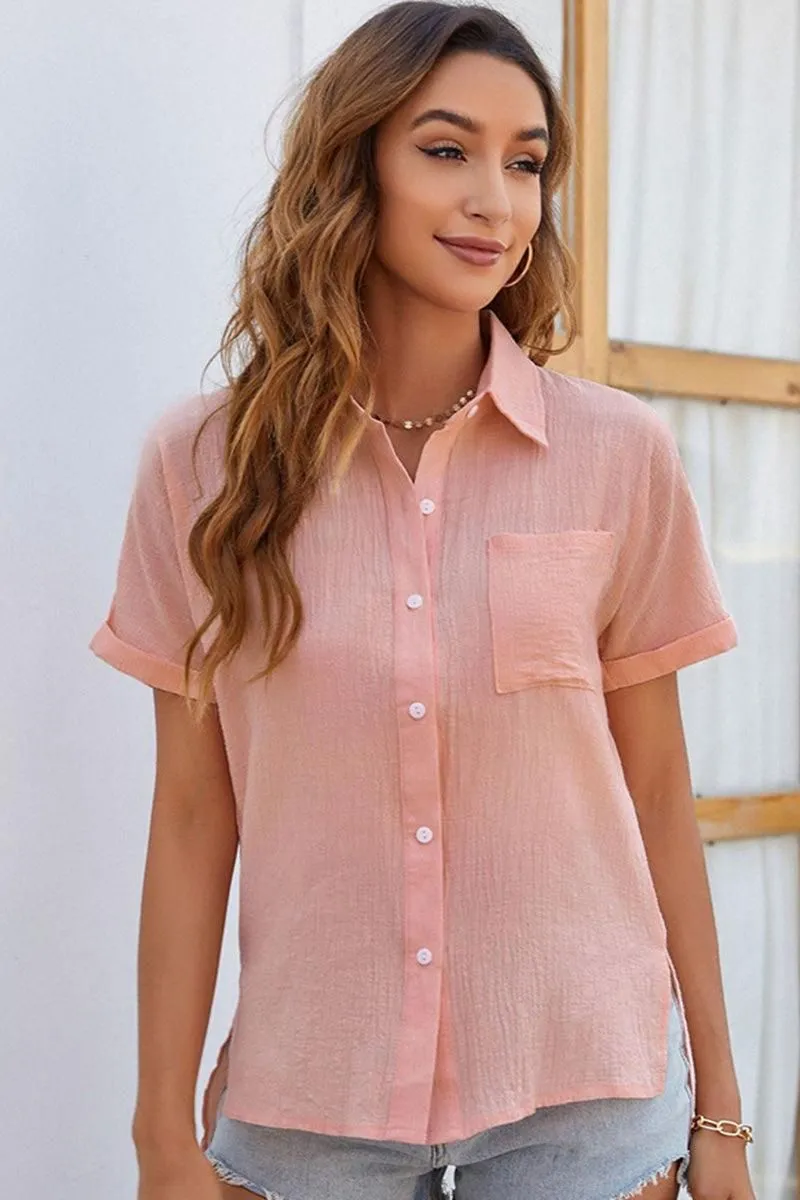 BASIC BUTTON DOWN SHORT SLEEVE SHIRTS