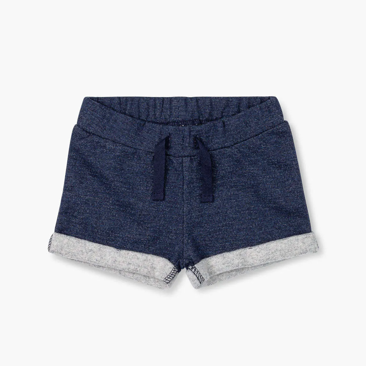 BASIC Sweatshorts_Navy Blue Heather