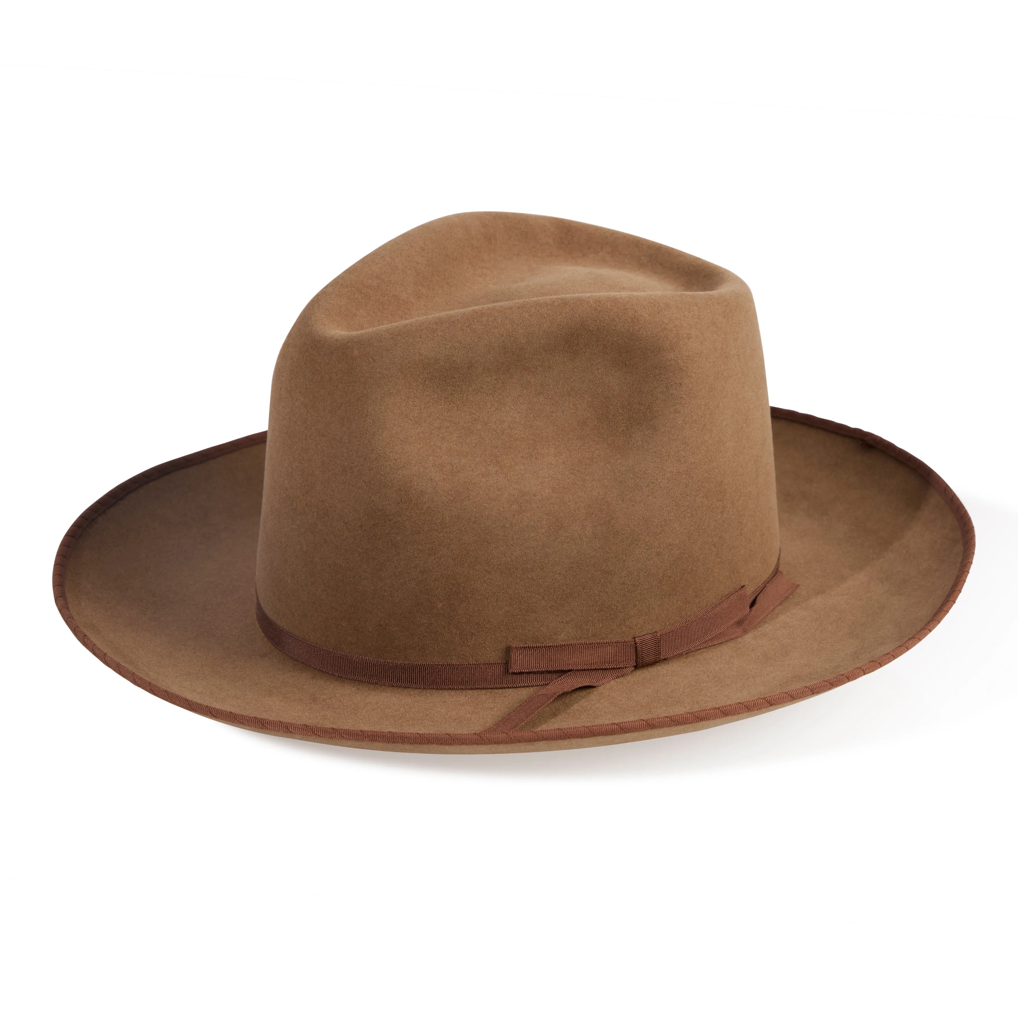 Beaver Bound Edge Western Fedora