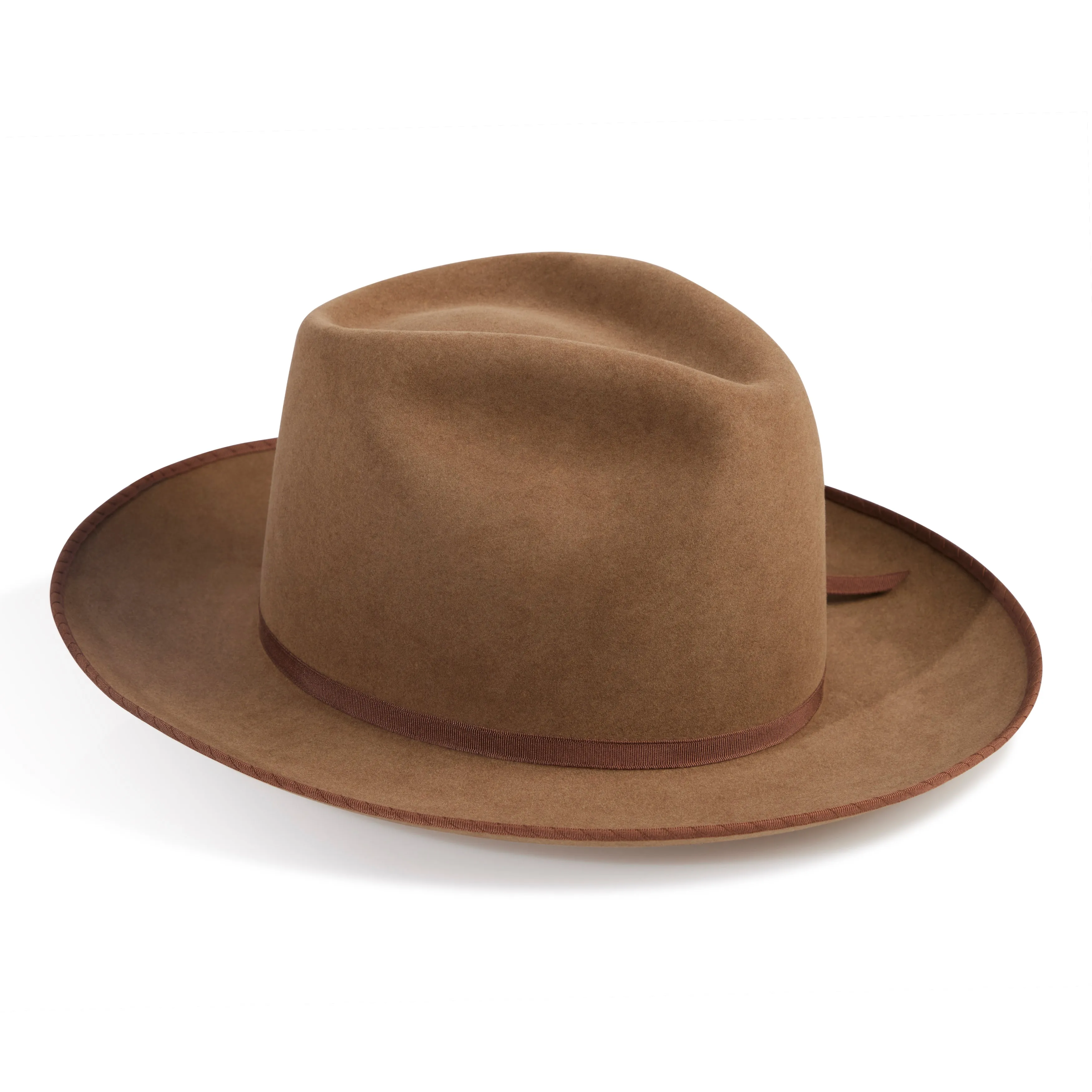 Beaver Bound Edge Western Fedora