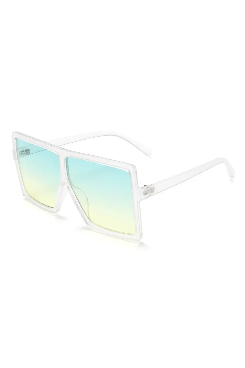 BIG FRAME SQUARE FASHION SUNGLASSES