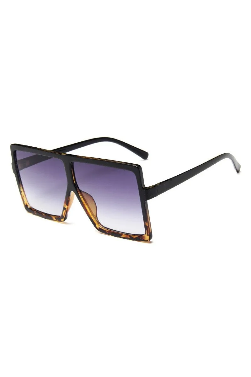 BIG FRAME SQUARE FASHION SUNGLASSES