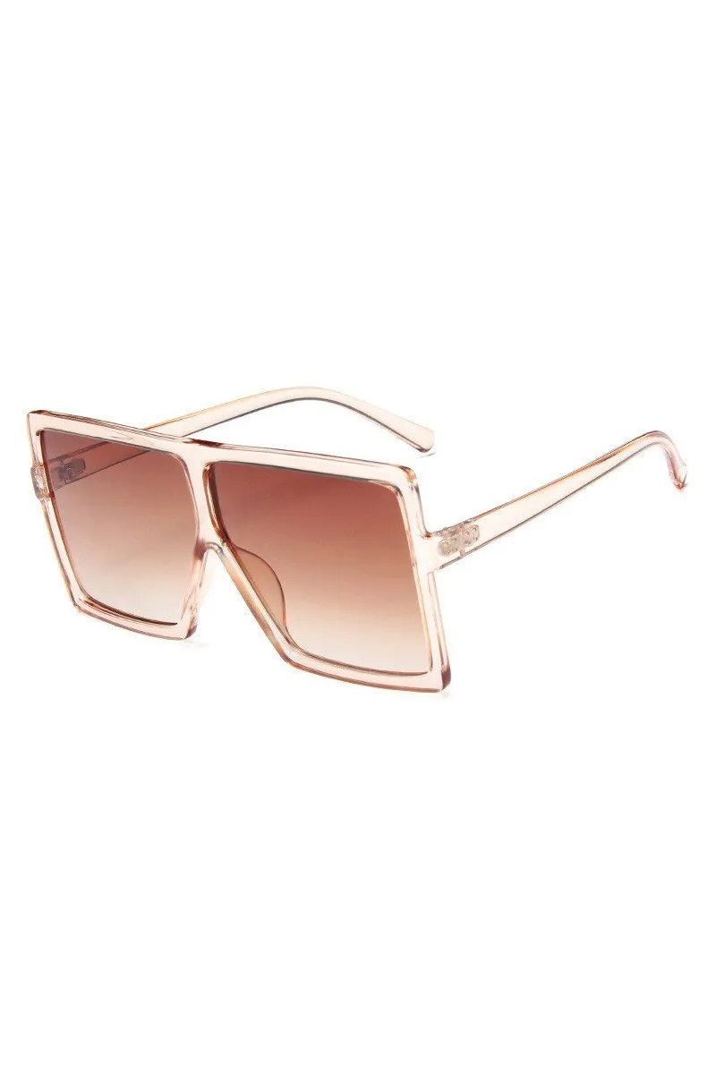 BIG FRAME SQUARE FASHION SUNGLASSES