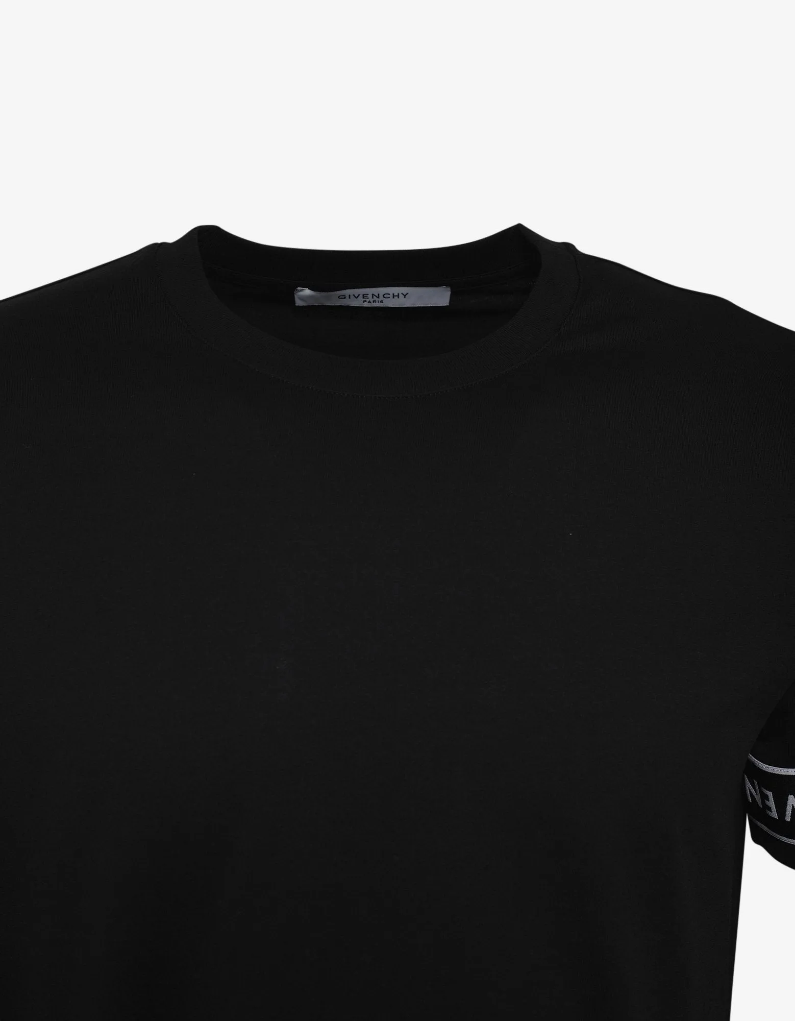 Black 4G Logo Trim Slim Fit T-Shirt -