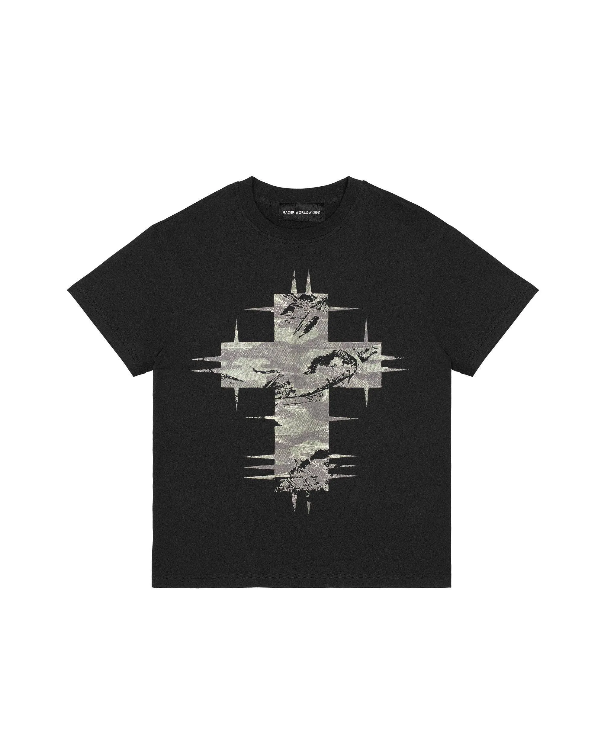 Black Camo Cross T-shirt