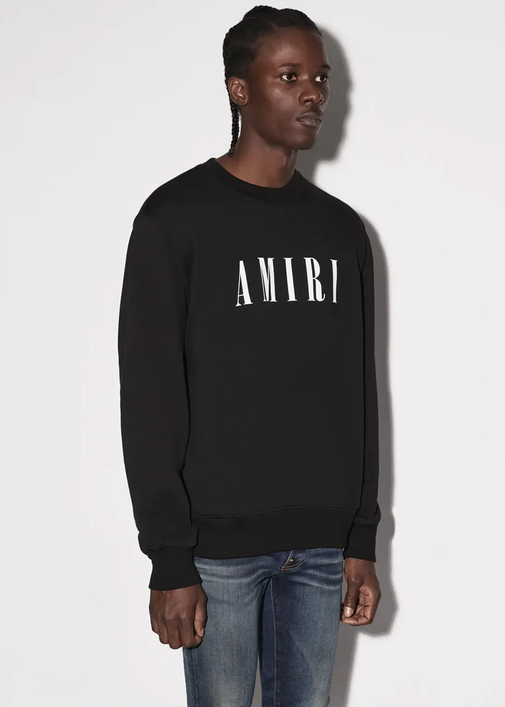 Black Core Logo Print Sweatshirt