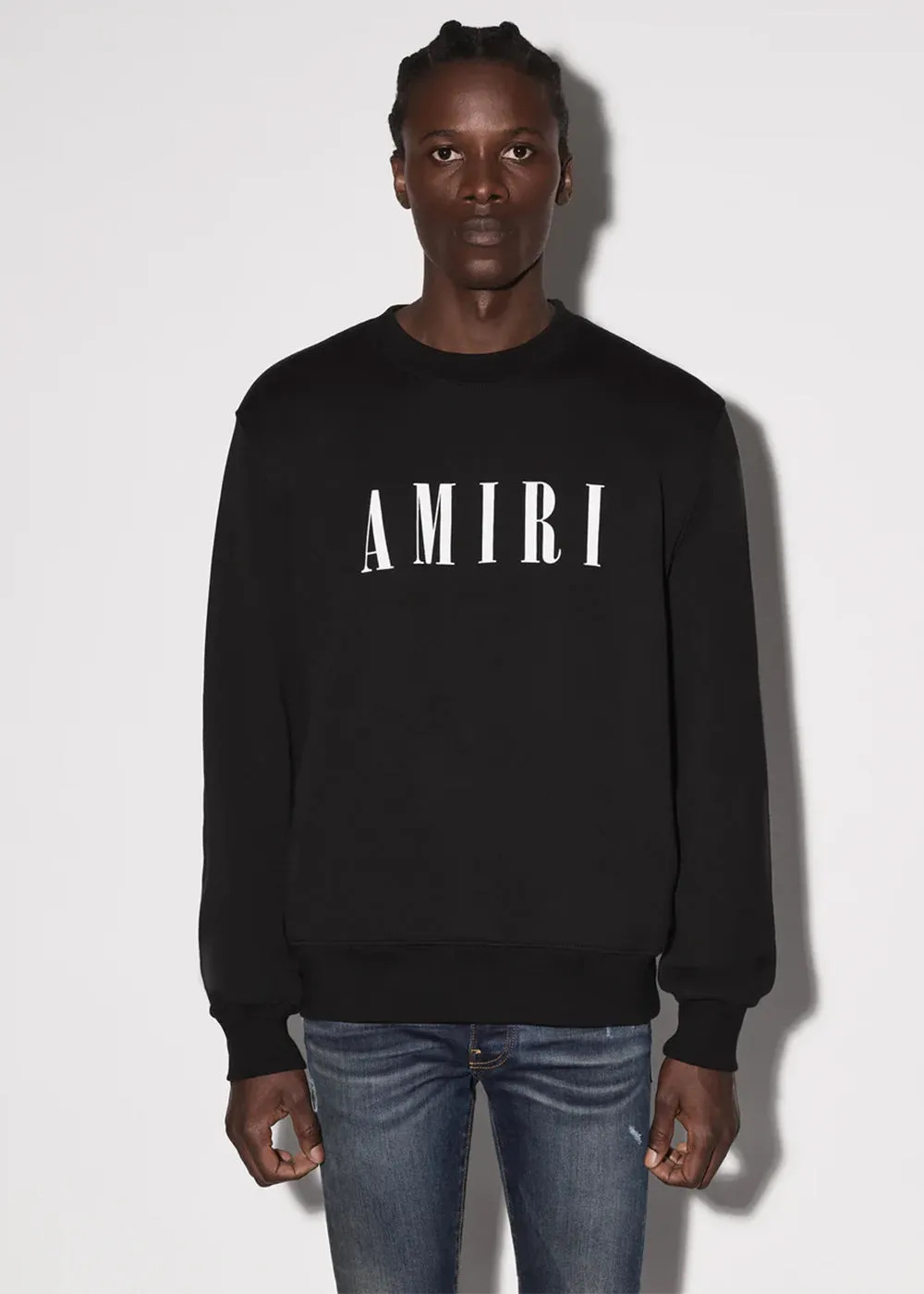 Black Core Logo Print Sweatshirt