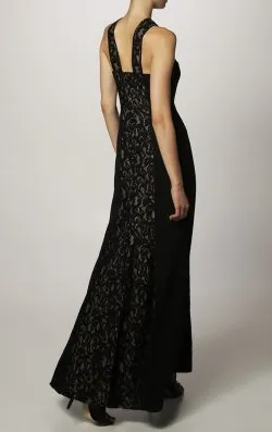 Black Lace Gown