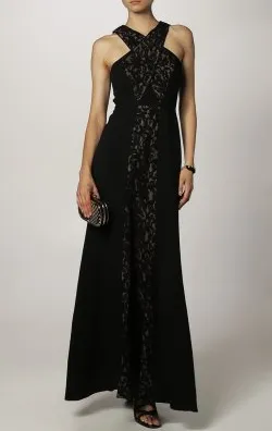 Black Lace Gown