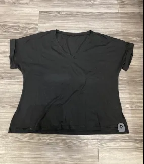 Black Top Short Sleeve Clothes Mentor, Size 3x