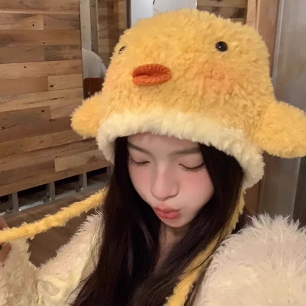 Blush Chicks Plush Knitted Hat