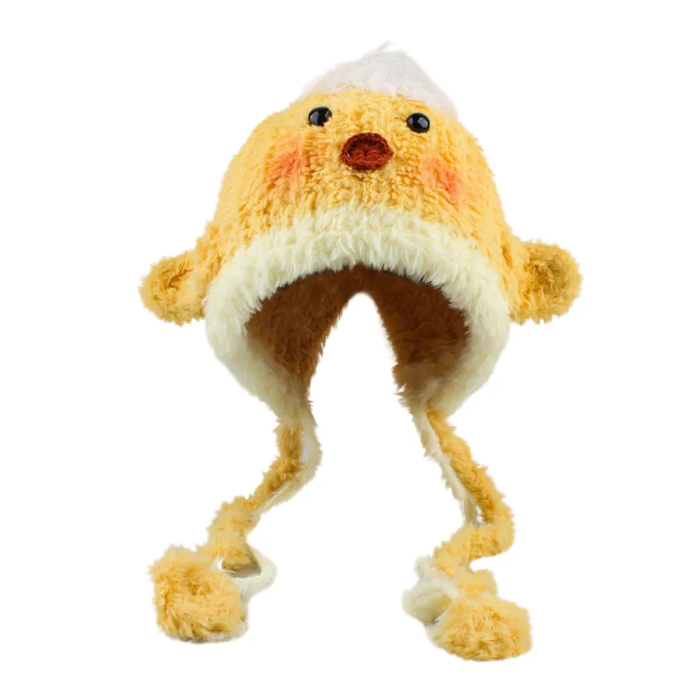 Blush Chicks Plush Knitted Hat