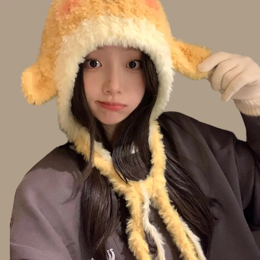 Blush Chicks Plush Knitted Hat