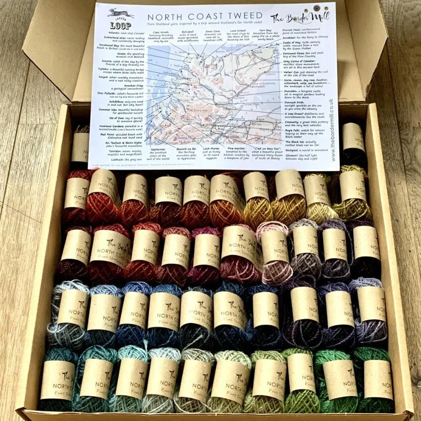 Border Mill 50 colour North Coast Tweed Box Set