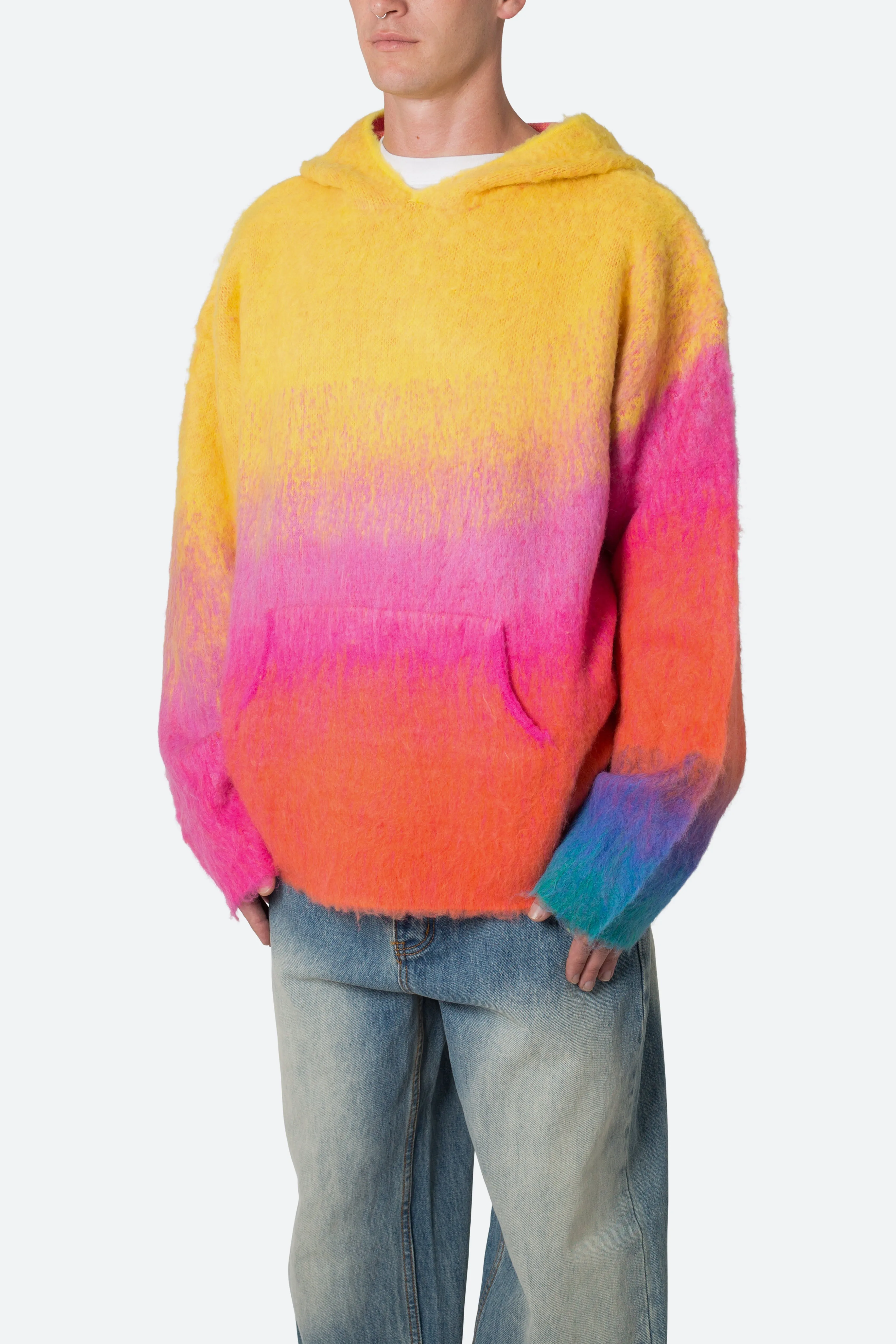 Brushed Gradient Hoodie - Multi