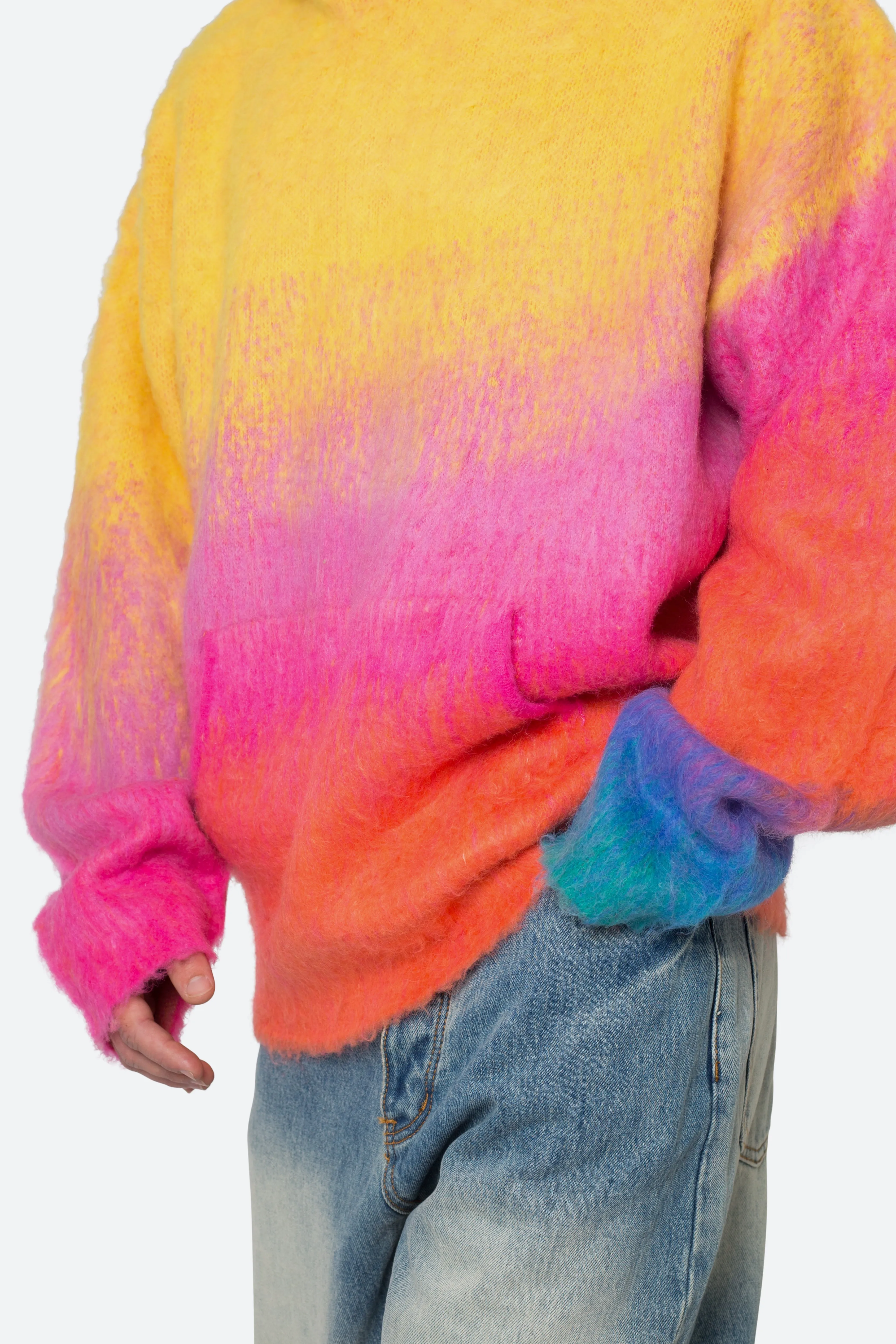 Brushed Gradient Hoodie - Multi