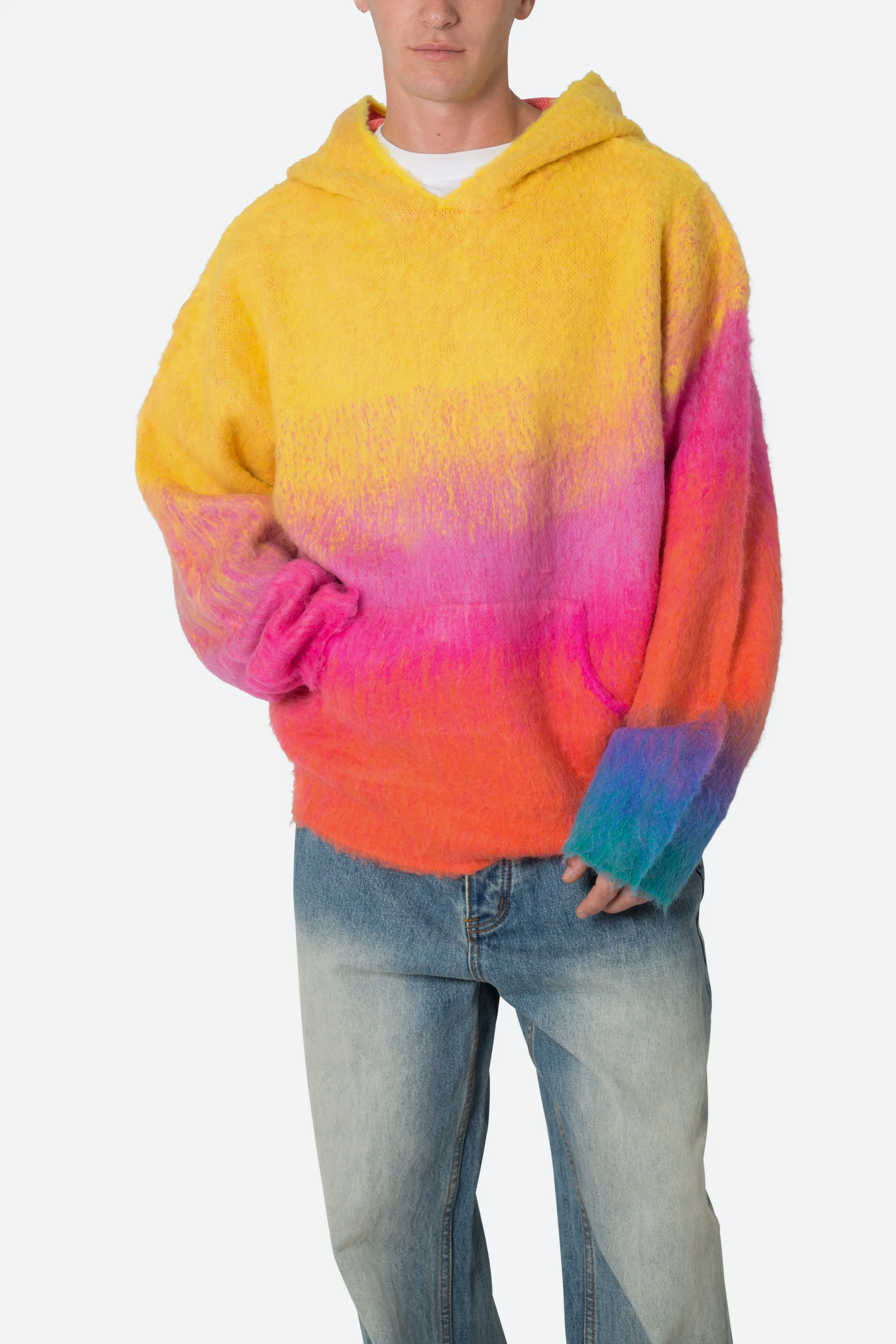 Brushed Gradient Hoodie - Multi